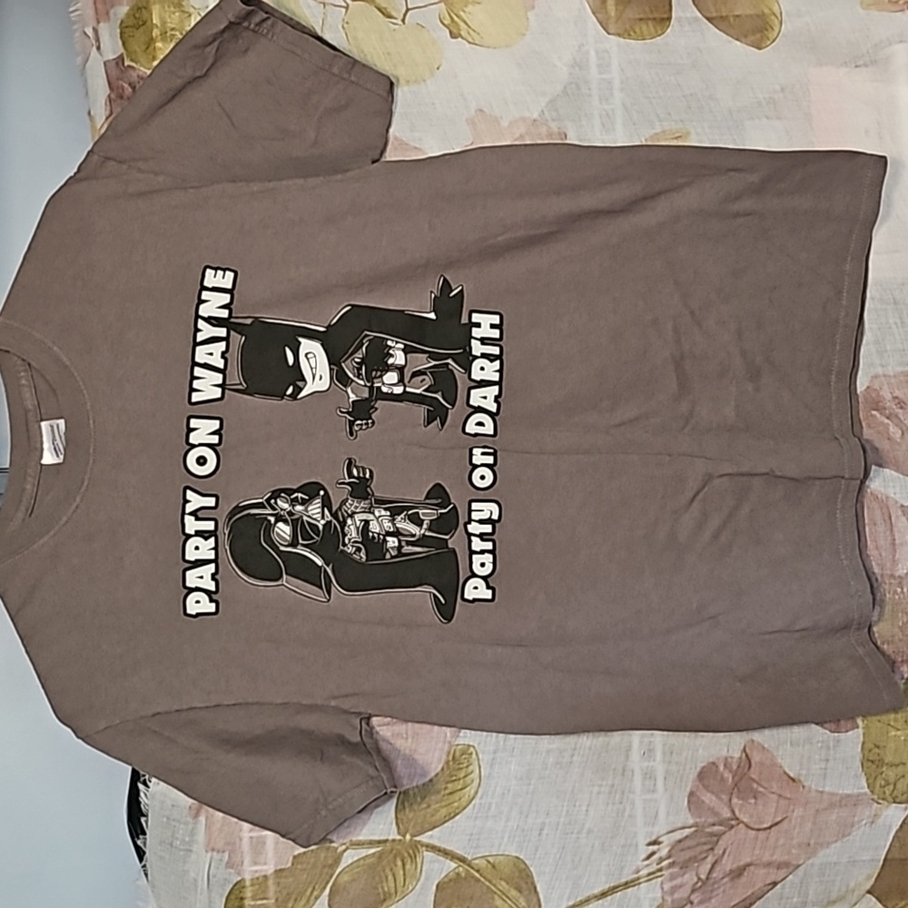Funny Batman and Darth Vader t-shirt